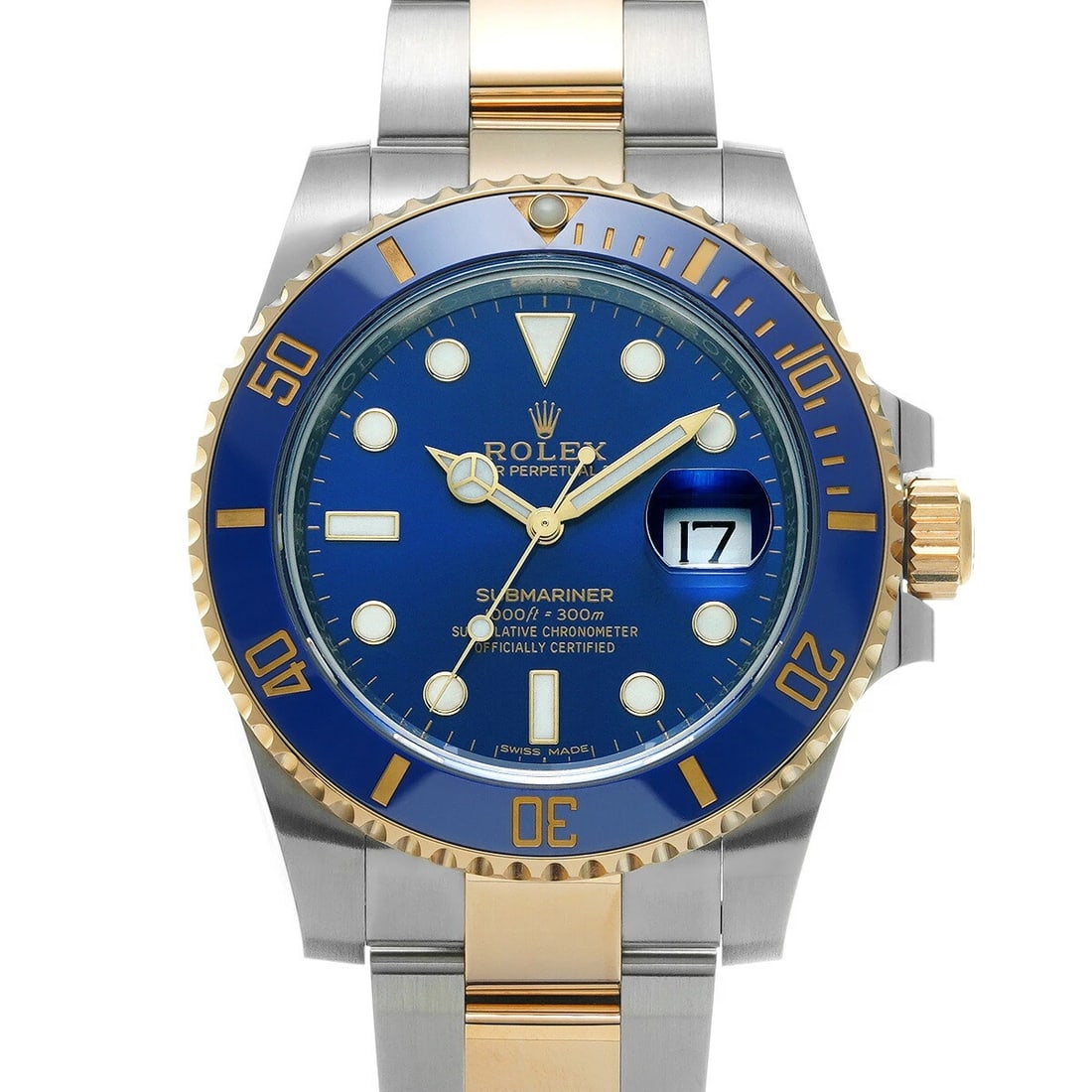ROLEX SUBMARINER BLUE WATCH: ROLEX Submariner Blue Watch Brand: ROLEX Type: Wristwatch Material: Band Material Stainless, Case Material Sapphire Crystal Color: Band Color Blue Size: Band Size 18cm, Case Size 40×40mm 