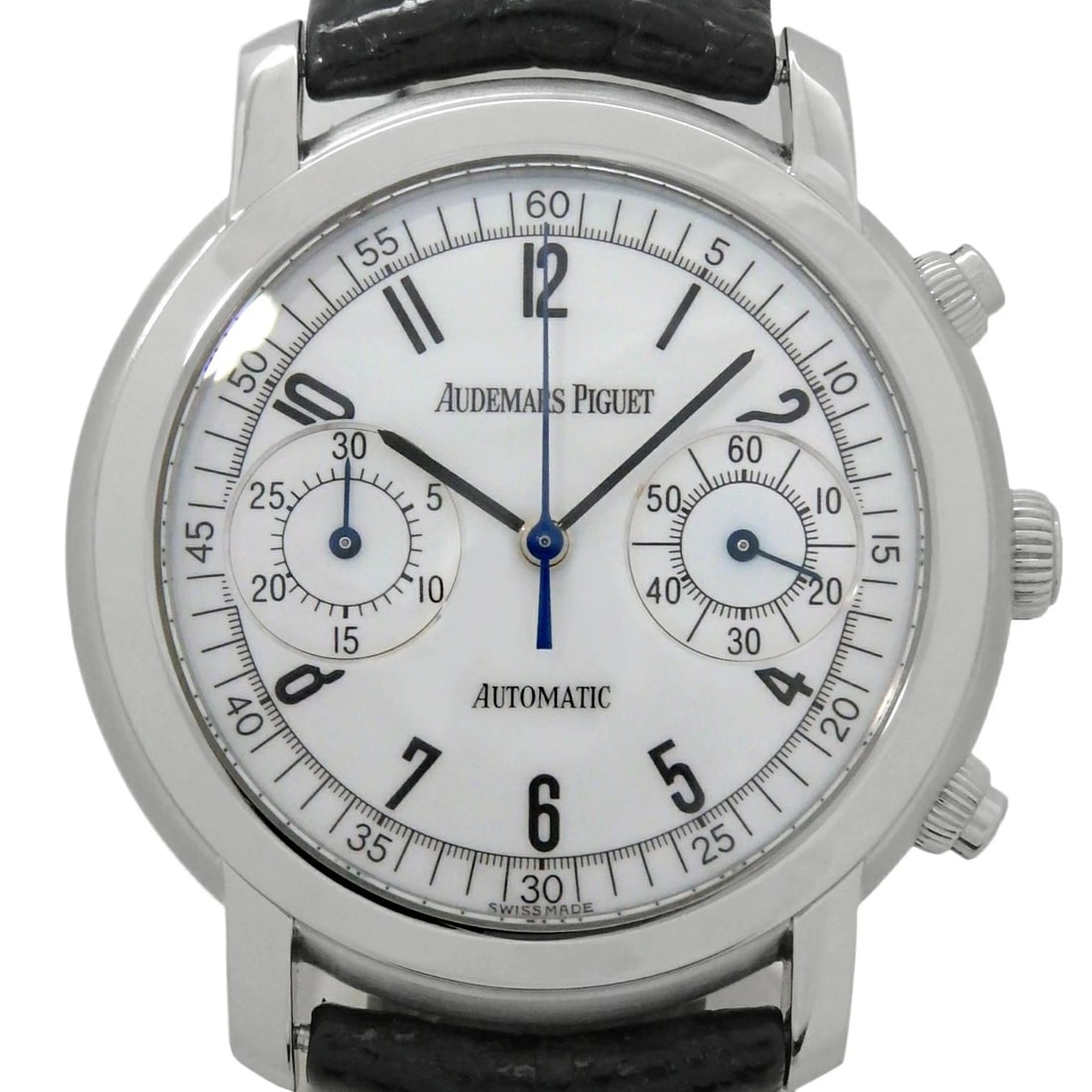 AUDEMARS PIGUET WATCH: AUDEMARS PIGUET Watch Brand: AUDEMARS PIGUET Type: N/A Material: Band Material Ss/Leather, Case Material N/A Color: Band Color N/A Size: Band Size none, Case Size 39mm Accessories: None
