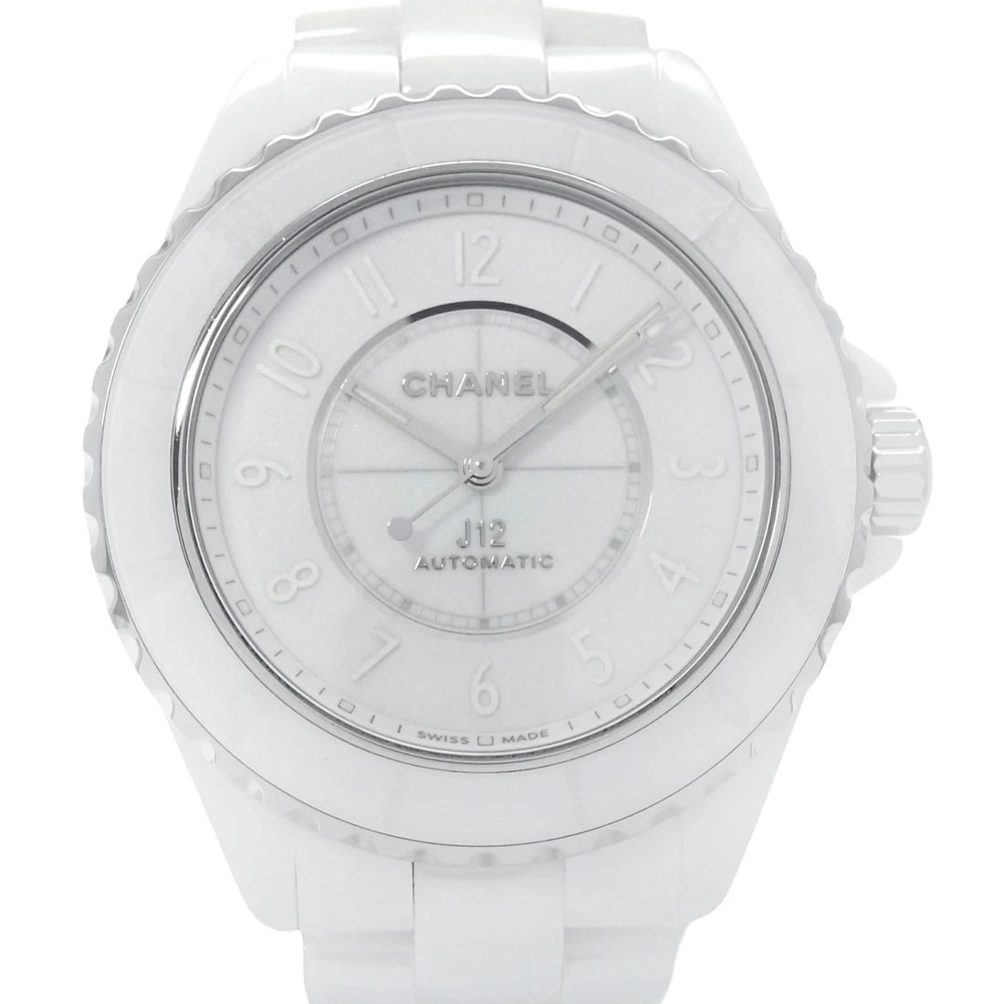 CHANEL J12 PHANTOM WATCH: CHANEL J12 Phantom Watch Brand: CHANEL Type: N/A Material: Band Material Ceramic/Ss, Case Material N/A Color: Band Color N/A Size: Band Size none, Case Size 38mm Accessories: None Accessories