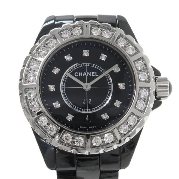 CHANEL J12 WATCH: CHANEL J12 Watch Brand: CHANEL Type: N/A Material: Band Material Ceramic, Case Material N/A Color: Band Color N/A Size: Band Size none, Case Size 33mm Accessories: None Accessories Notice: