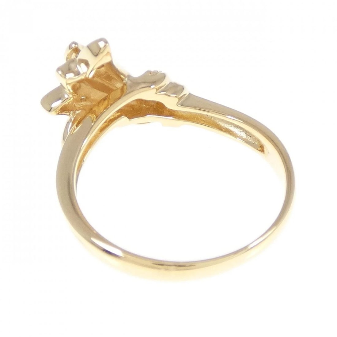 K18YG DIAMOND RING - 3