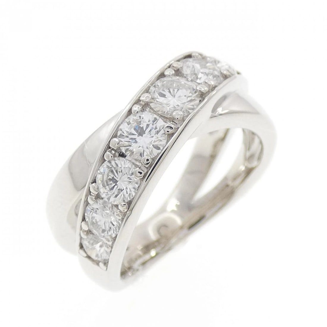 PT950 DIAMOND RING: PT950 Diamond Ring Brand: Unbranded Type: Ring Material: Platinum 950, Main Stone/Creation Natural Color: None Size: 5 US Accessories: None Accessories Notice: When purchasing pre-owned go