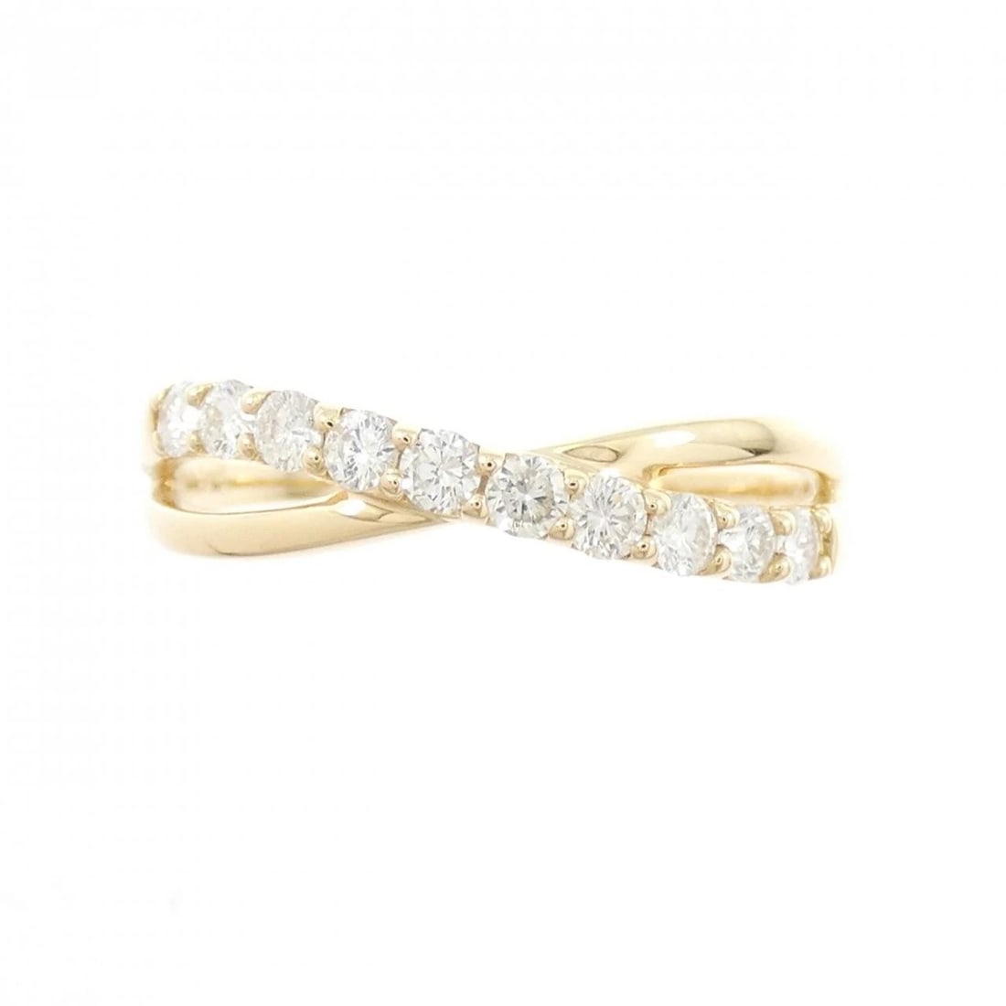 K18YG DIAMOND RING - 2