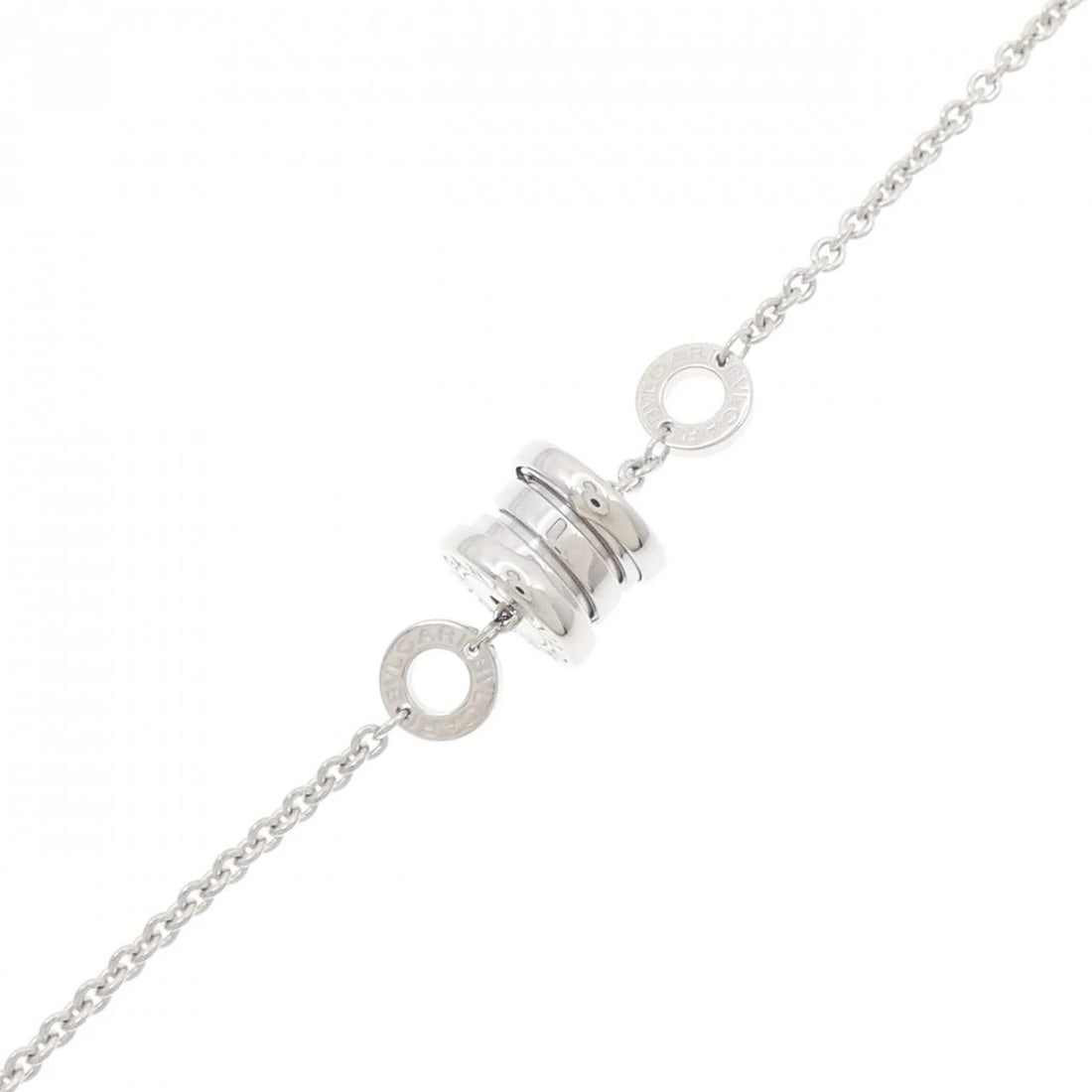 BVLGARI B.ZERO1 ELEMENT BRACELET: BVLGARI B.zero1 Element Bracelet Brand: BVLGARI Type: Bracelet Material: 750 White Gold, Color: White Gold Size: ActualSize Max W: 9.1mm Size 16 18cm Accessories: None Accessories Notice: