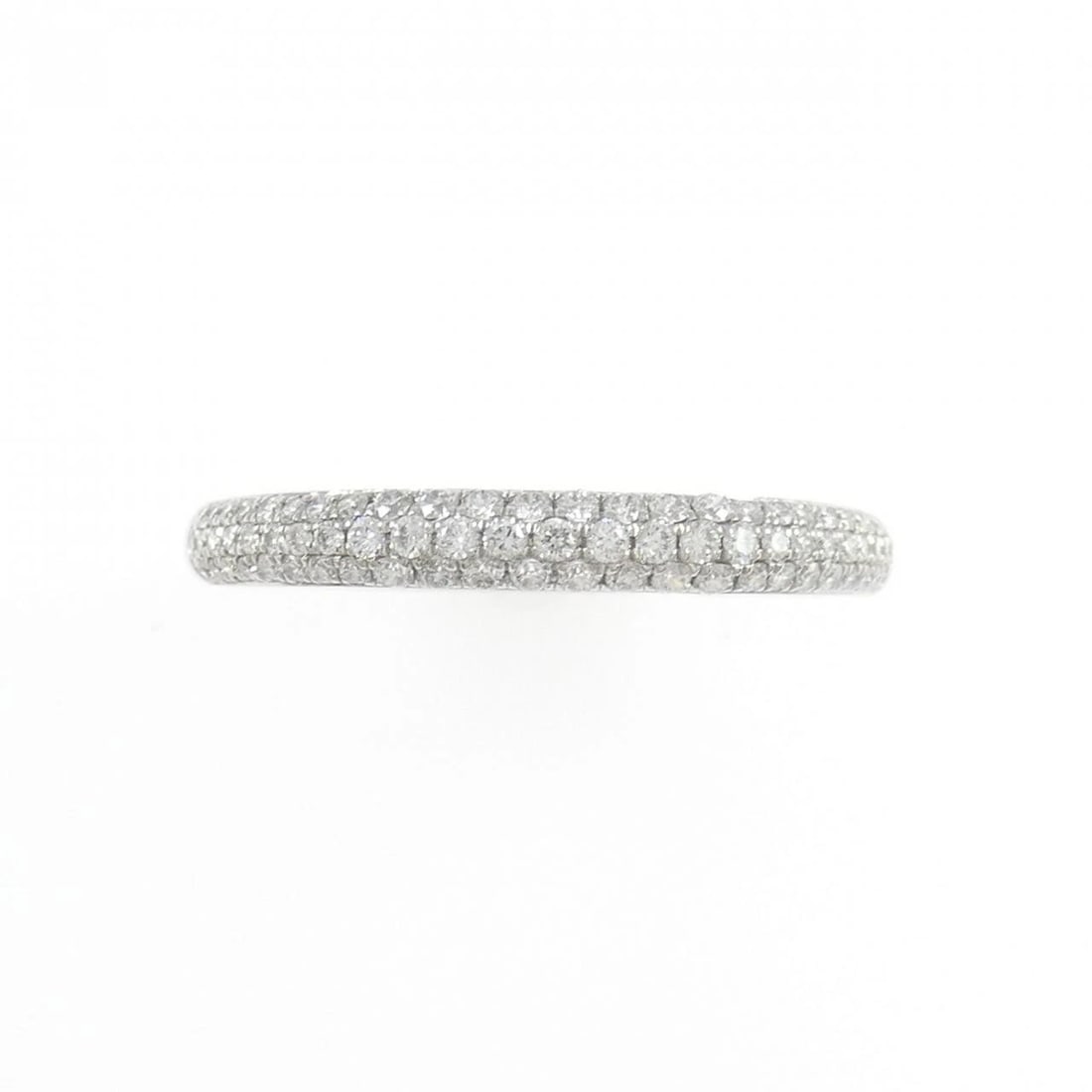 PT950 PAVE DIAMOND RING - 2