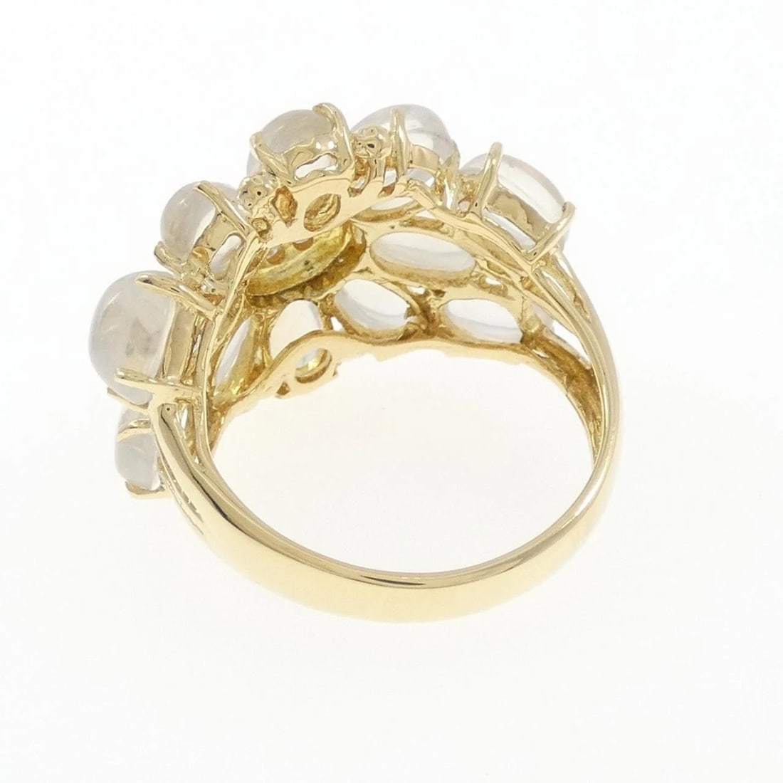 K18YG MOONSTONE RING - 3