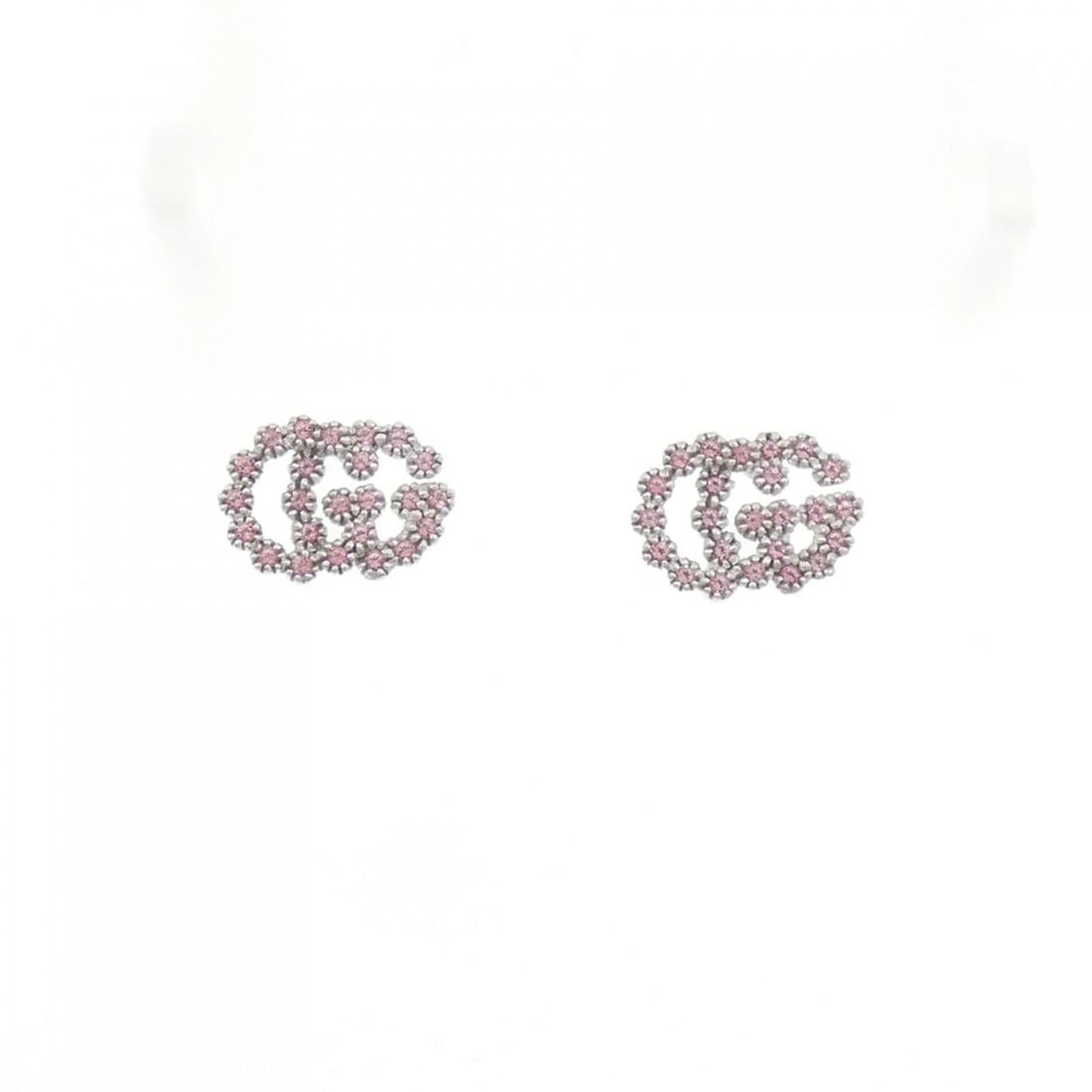 GUCCI TOPAZ EARRINGS: GUCCI Topaz Earrings Brand: GUCCI Type: Earrings Material: 750 White Gold, Main Stone/Creation Topaz Color: White Gold Size: ActualSize HxW: 8.7mmx12.2mm Accessories: None Accessories Notice:
