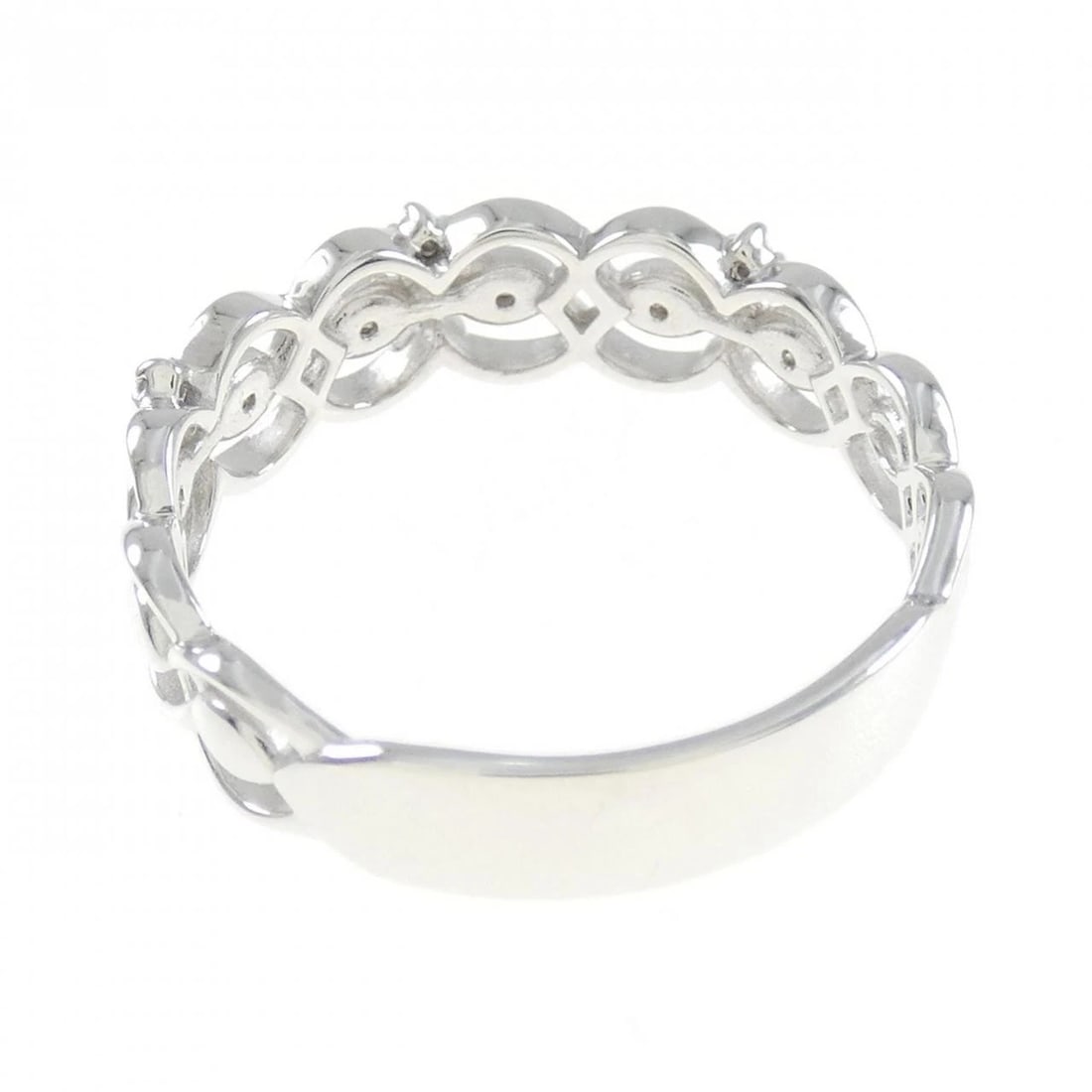 K18WG DIAMOND RING - 3