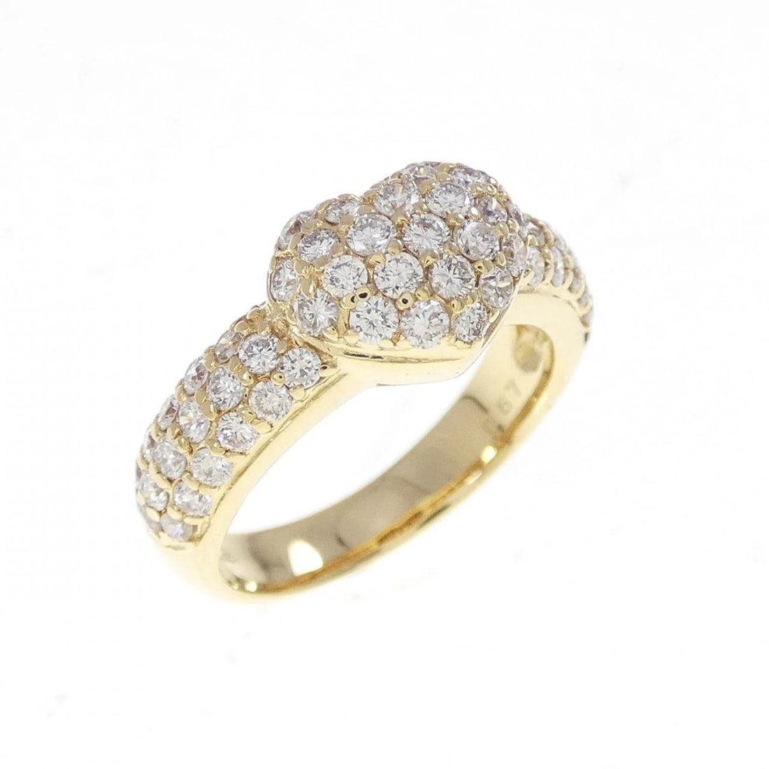 PONTE VECCHIO DIAMOND RING: Ponte Vecchio Diamond Ring Brand: Ponte Vecchio Type: Ring Material: K18 Yellow Gold, Main Stone/Creation Natural Color: yellow gold Size: 2-2.5 (US size) Accessories: None Accessories
