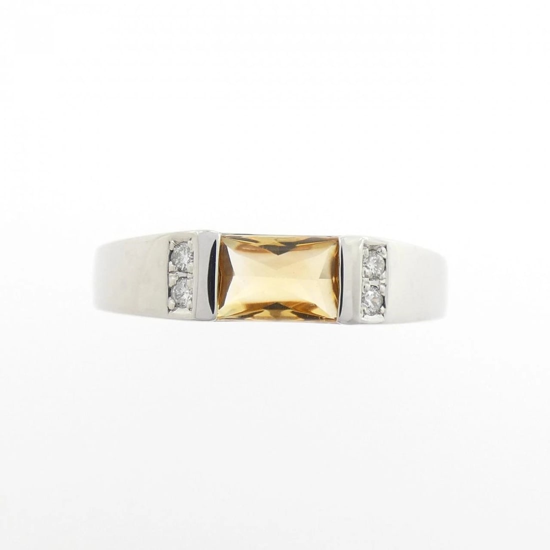 K18WG CITRINE RING - 2