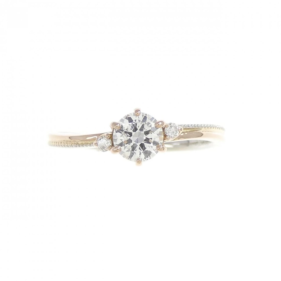 PT950 K18PG DIAMOND RING - 2