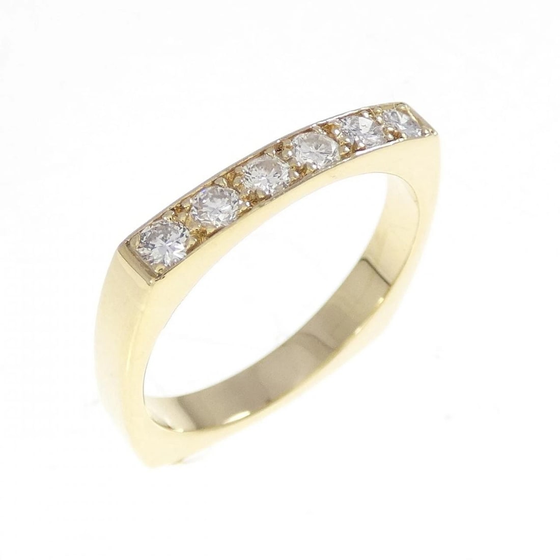 750YG DIAMOND RING: 750YG Diamond Ring Brand: Unbranded Type: Ring Material: 750 Yellow Gold, Main Stone/Creation natural Color: Yellow Gold Size: 6 US Accessories: None Accessories Notice: When purchasing pr