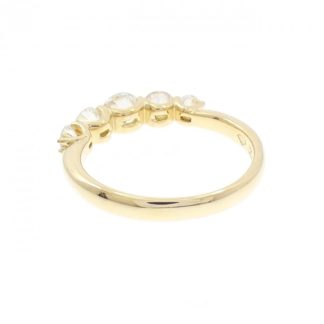 K18YG DIAMOND RING - 3