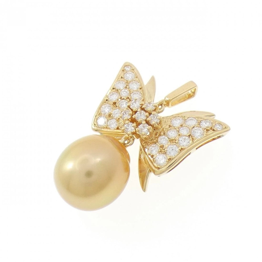 MIKIMOTO SOUTH SEA PEARL PENDANT: MIKIMOTO South Sea Pearl Pendant Brand: MIKIMOTO Type: Pendant Brooch Material: K18 Yellow Gold, Main Stone/Creation South Sea Pearl Color: Yellow Gold Size: ActualSize HxW: 29.0mmx22.6mm 