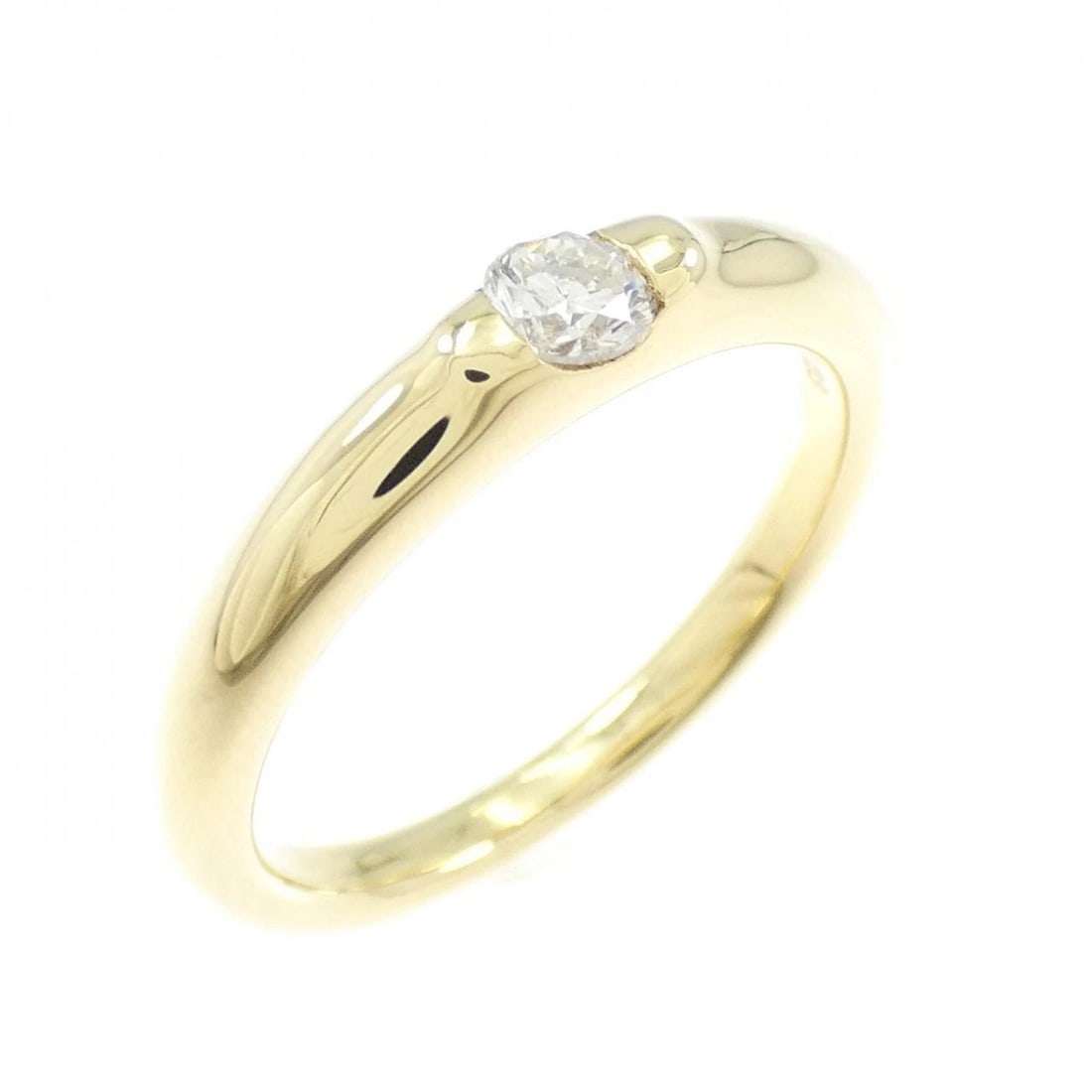 K18YG DIAMOND RING: K18YG Diamond Ring Brand: Unbranded Type: Ring Material: K18 Yellow Gold, Main Stone/Creation natural Color: Yellow Gold Size: 6 US Accessories: None Accessories Notice: When purchasing pr