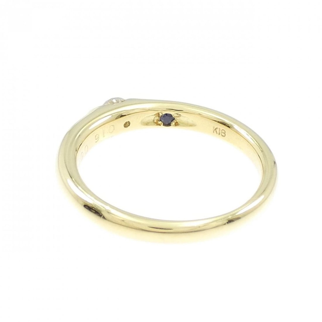 K18YG DIAMOND RING - 3