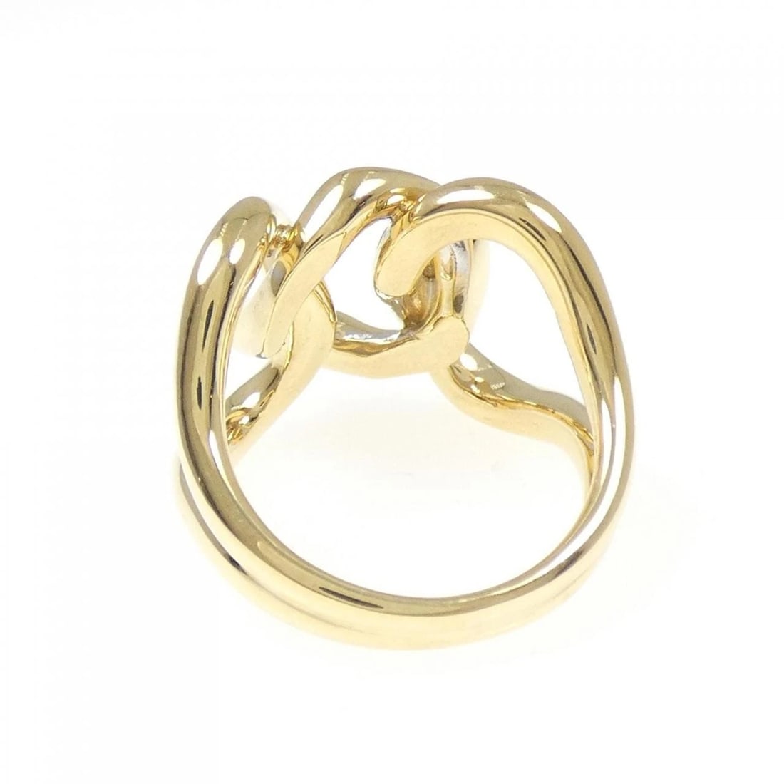 K18YG DIAMOND RING - 3