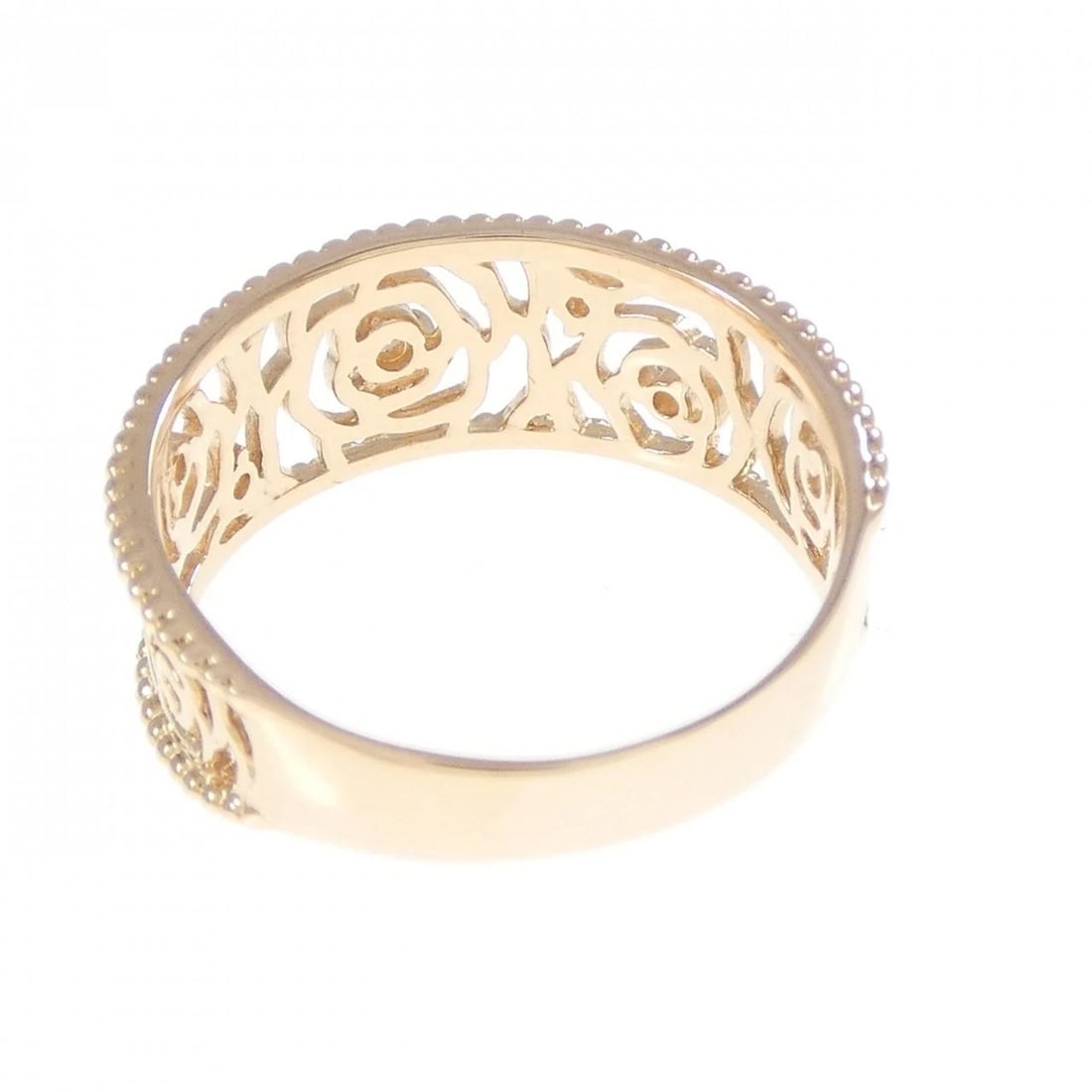 K18PG ROSE DIAMOND RING - 3