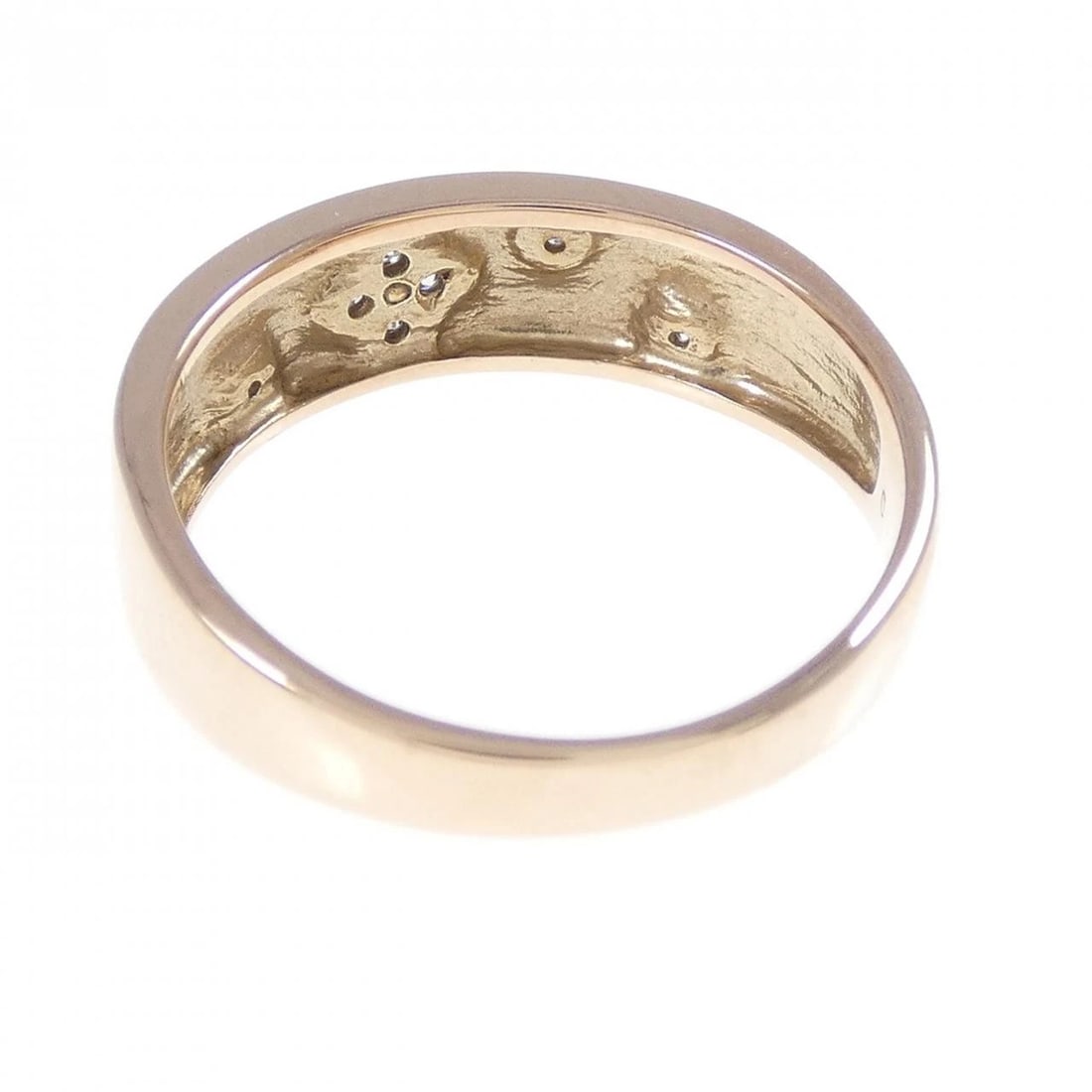 K18PG FLOWER DIAMOND RING - 3