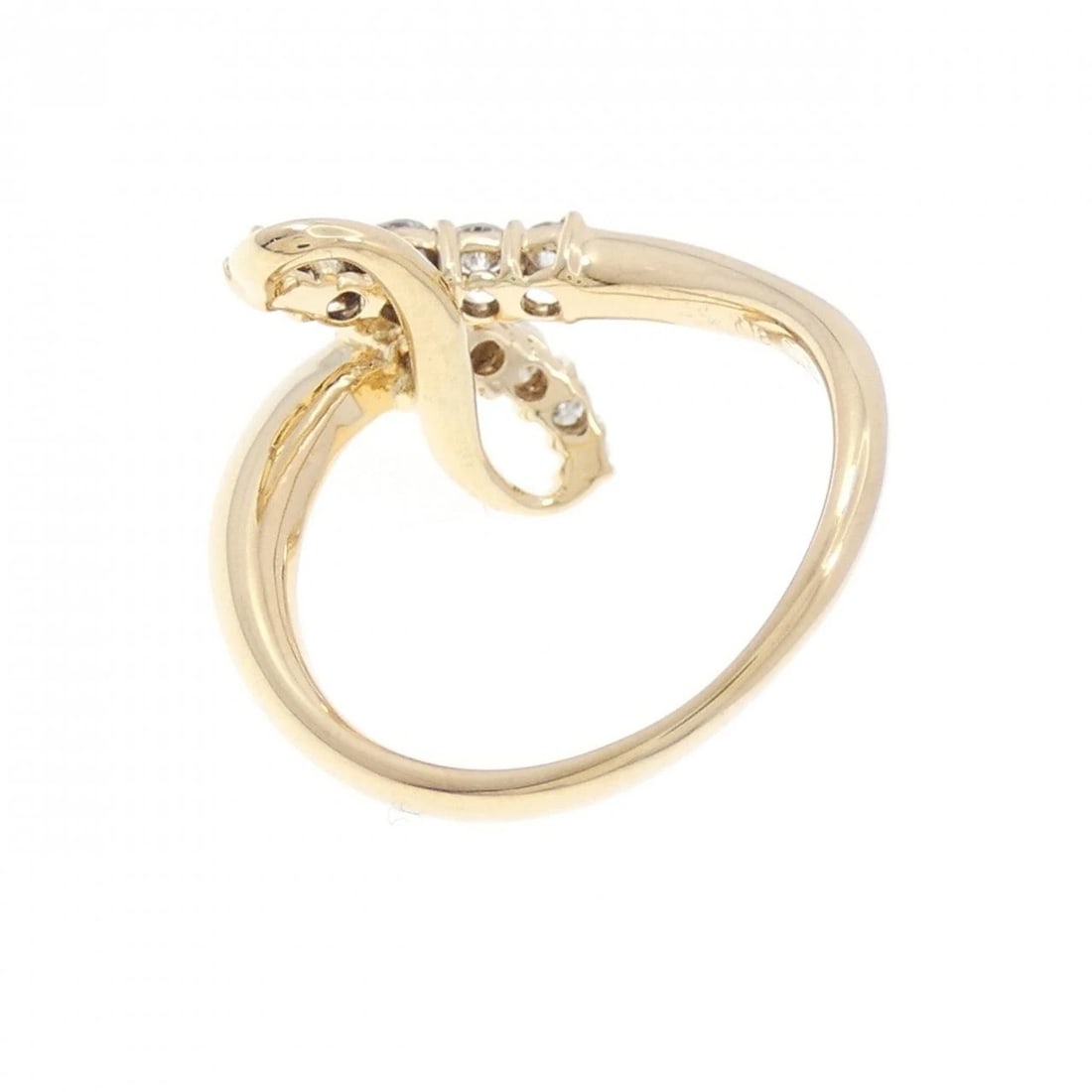 K18YG DIAMOND RING - 3