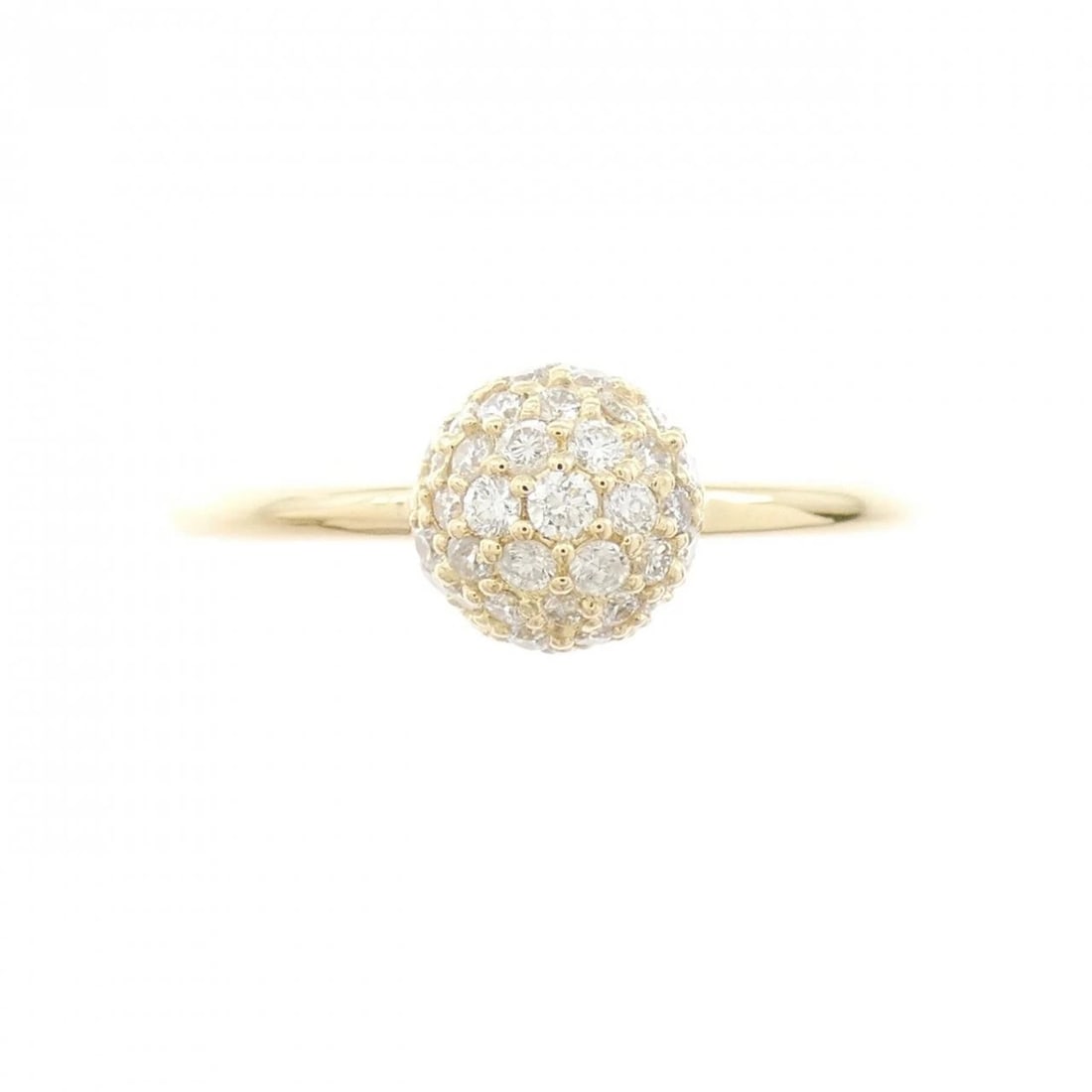 K18YG DIAMOND RING - 2