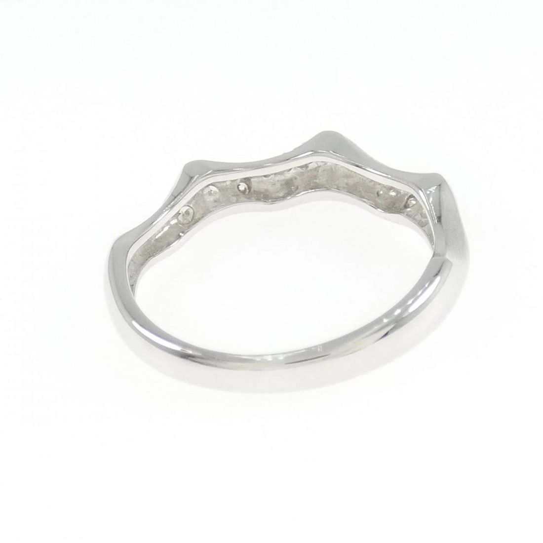K18WG DIAMOND RING - 3