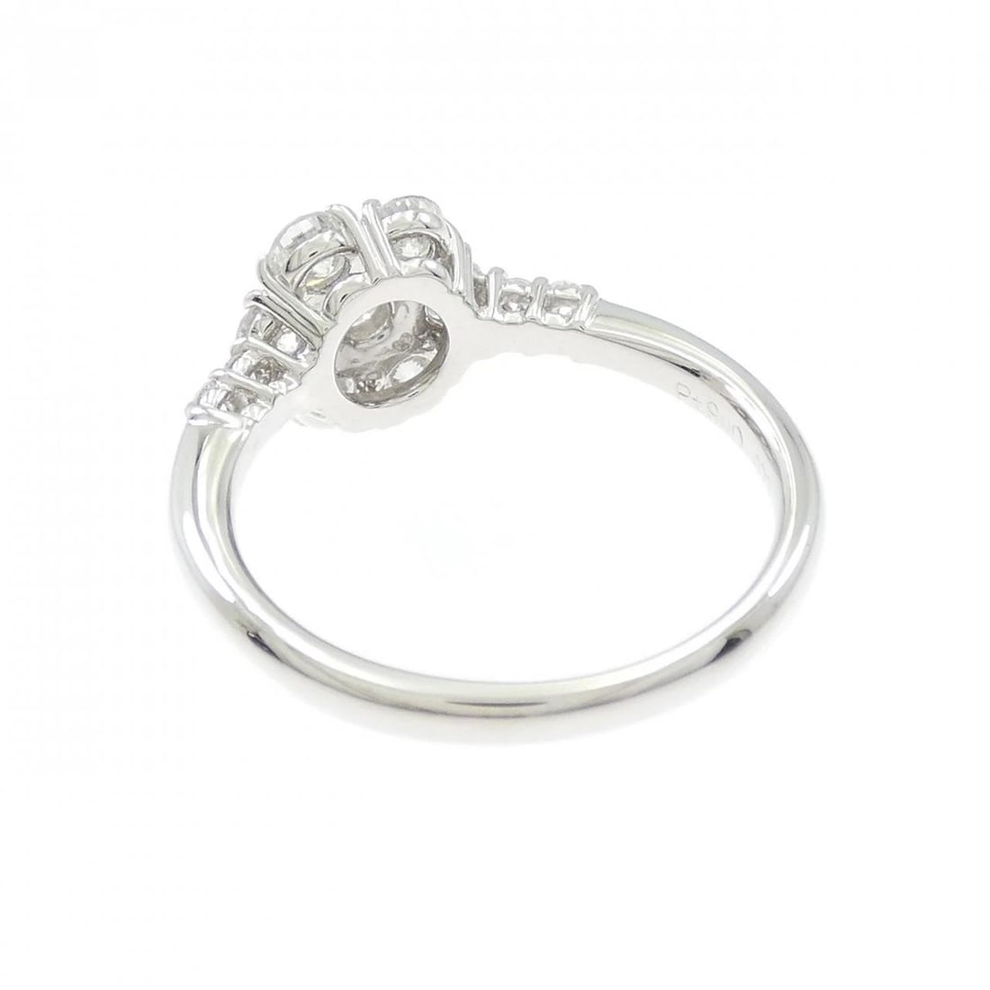 PT900 FLOWER DIAMOND RING - 3