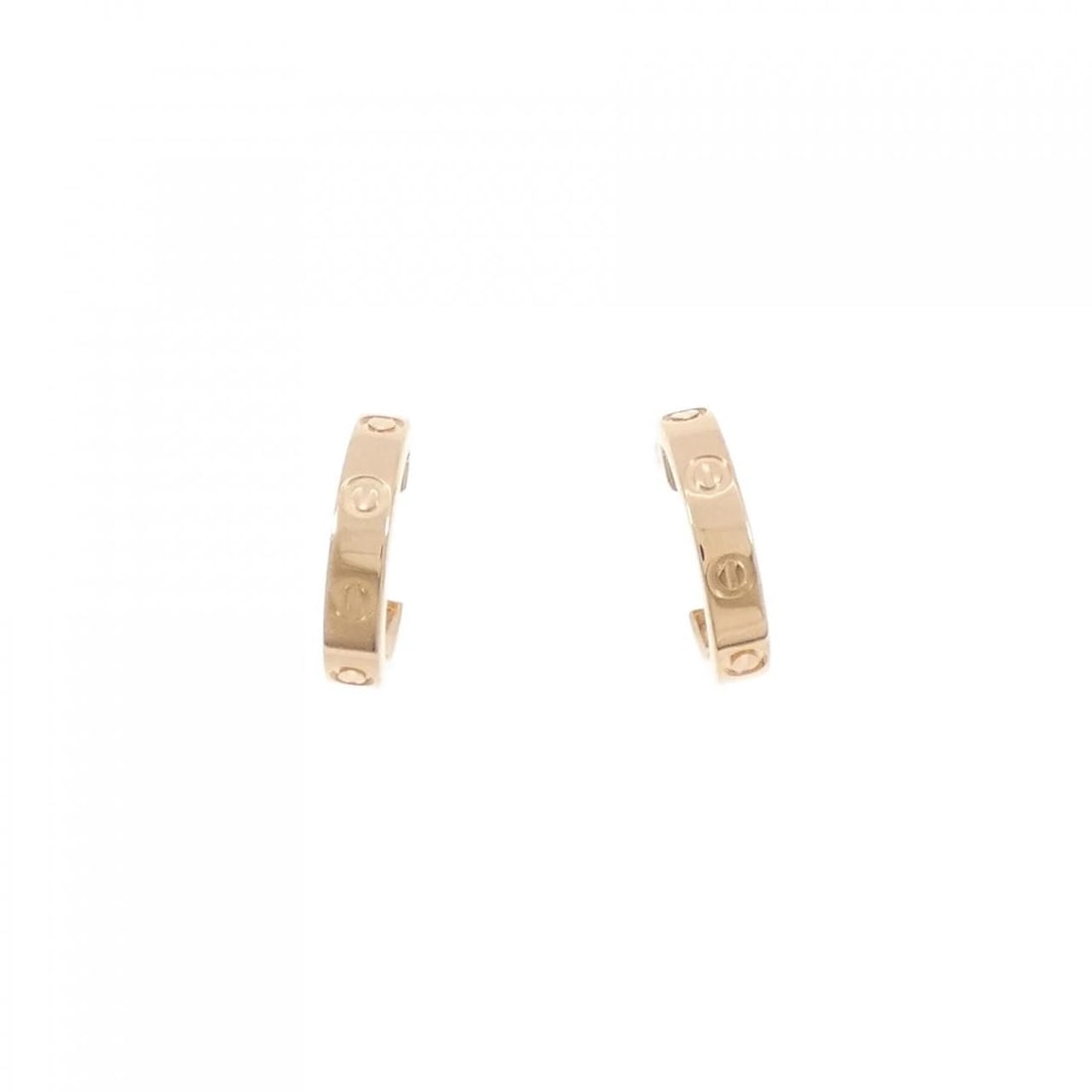 CARTIER MINI LOVE EARRINGS (1 of 3)