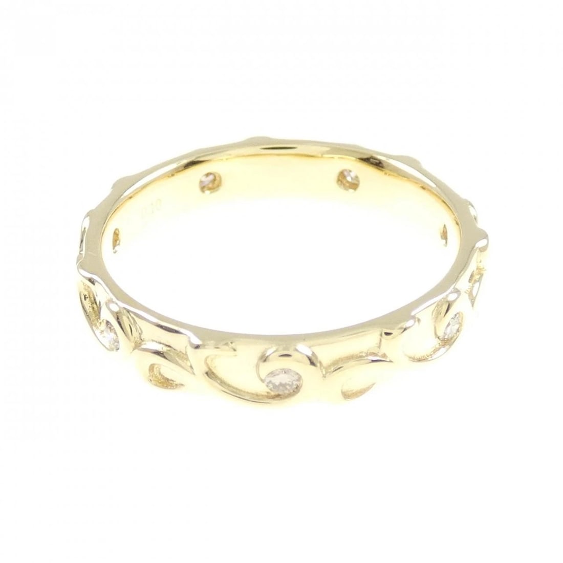 K18YG DIAMOND RING - 2