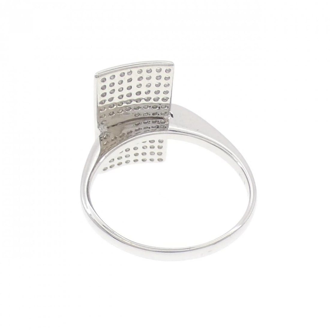 K18WG DIAMOND RING - 3