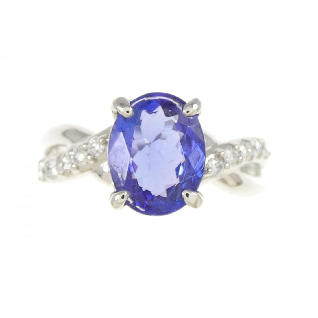 PT900 TANZANITE RING - 2