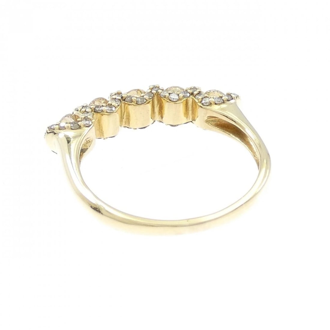 K18YG DIAMOND RING - 3