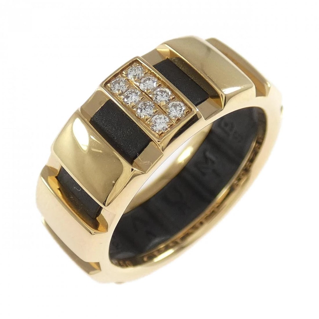 CHAUMET CLASS ONE SMALL RING: CHAUMET Class One Small Ring Brand: CHAUMET Type: Ring Material: 750 Yellow Gold, Main Stone/Creation Natural Color: Yellow Gold Size: 4.5-5 US Accessories: None Accessories Notice: When
