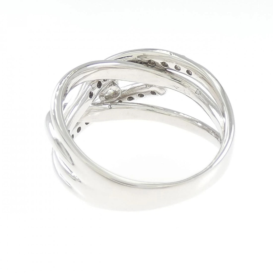 K18WG DIAMOND RING - 3
