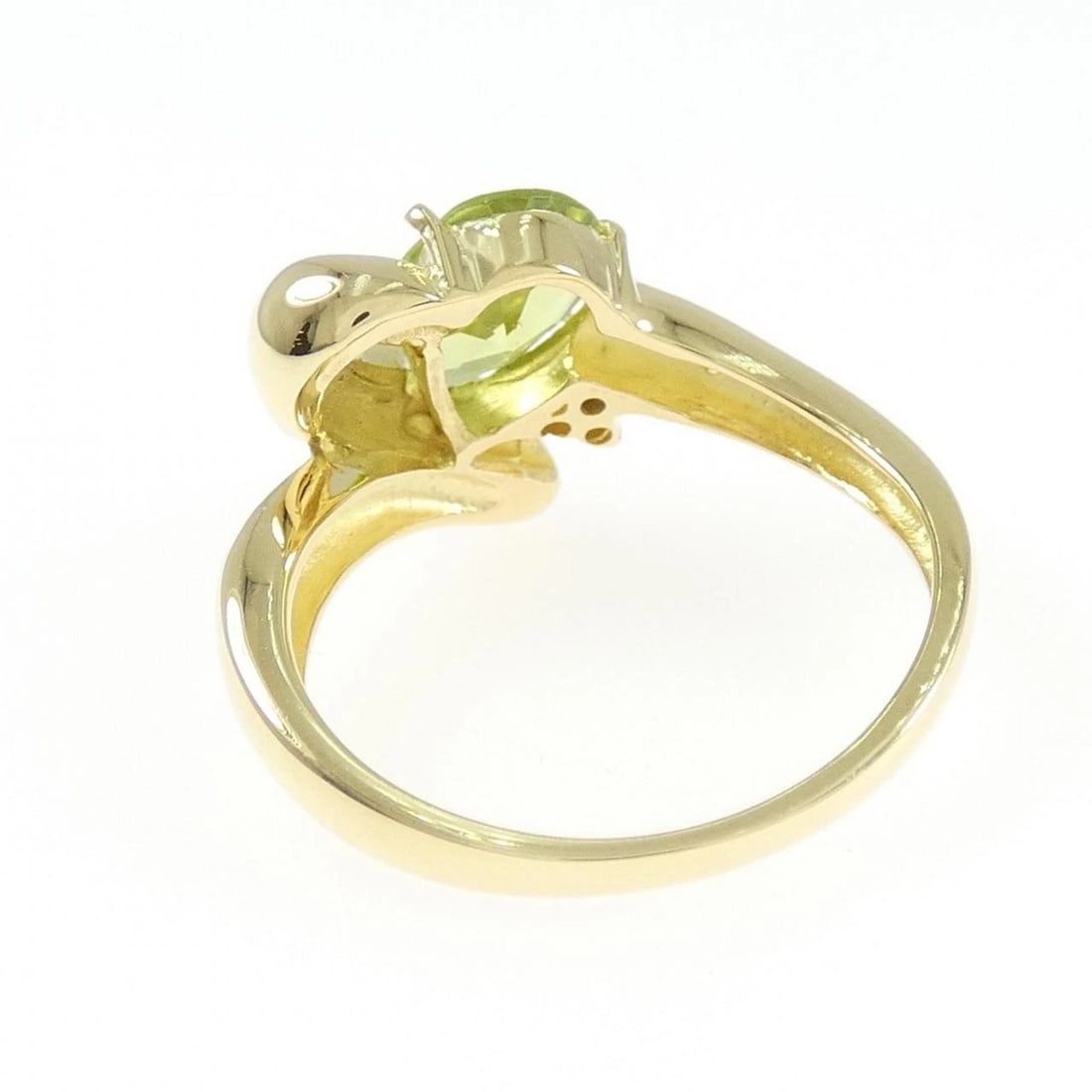 K18YG PERIDOT RING - 3