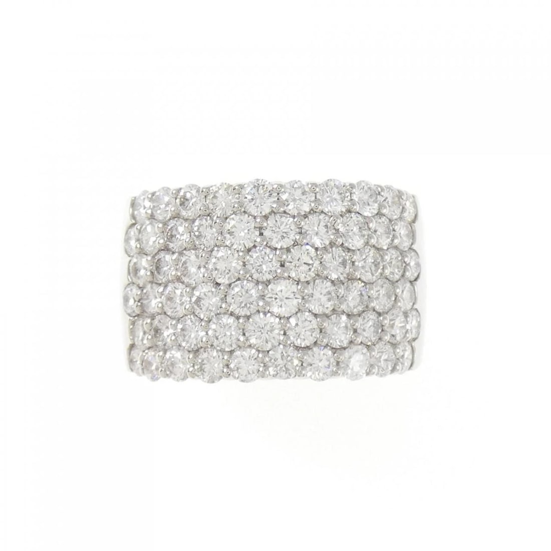 PT900 PAVE DIAMOND RING - 2