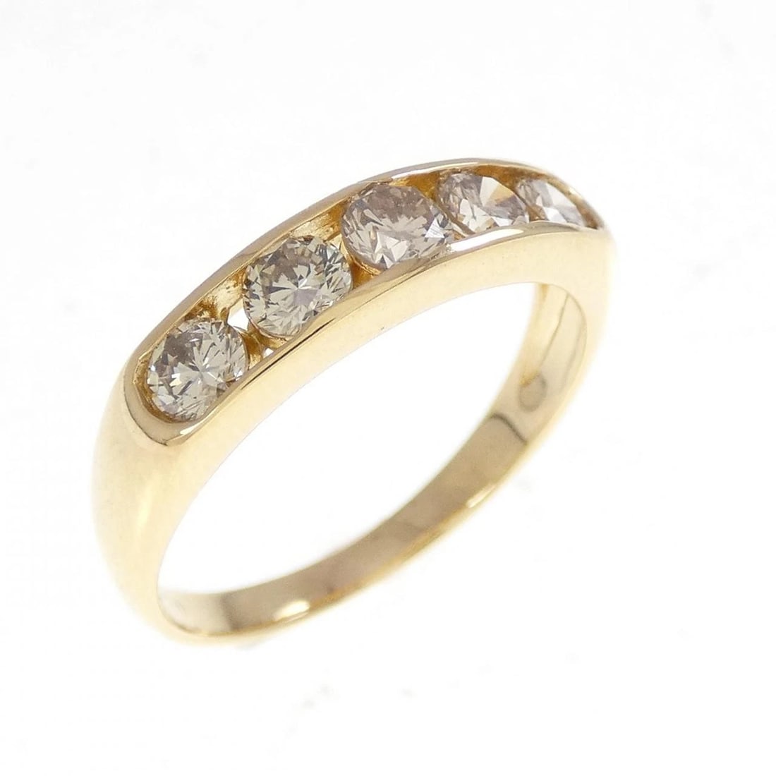 K18YG DIAMOND RING: K18YG Diamond Ring Brand: Unbranded Type: Ring Material: K18 Yellow Gold, Main Stone/Creation Natural Color: Yellow Gold Size: 6.5-7 ( US size) Accessories: None Accessories Notice: When