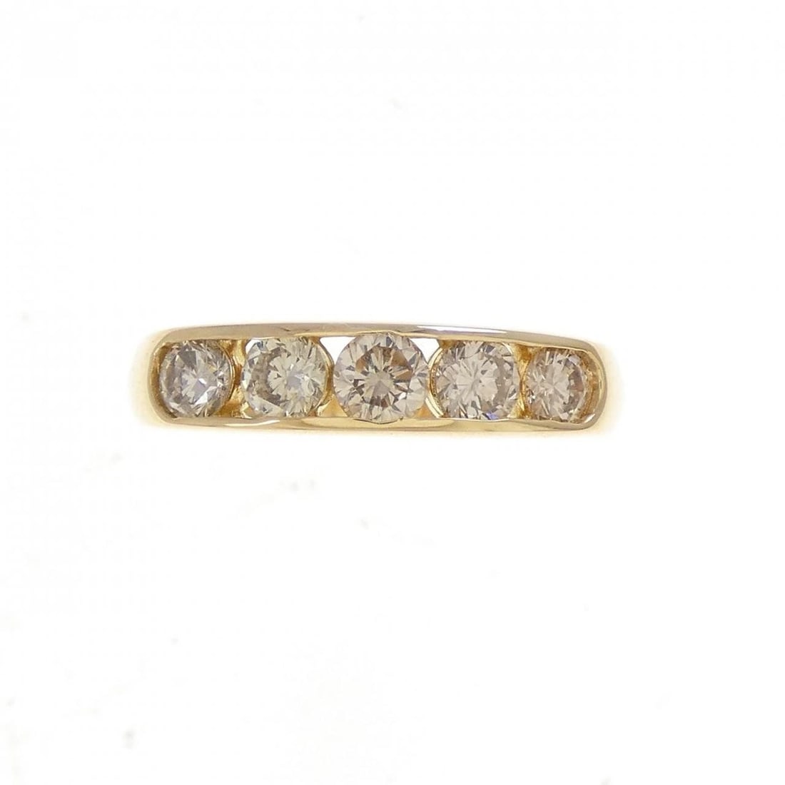 K18YG DIAMOND RING - 2