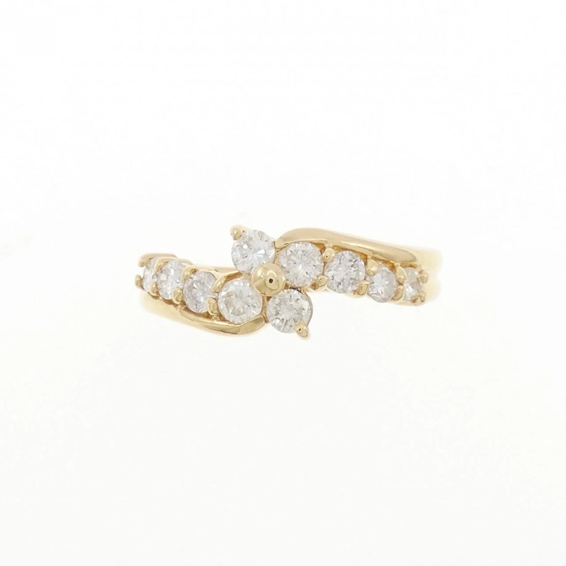 K18YG DIAMOND RING - 2