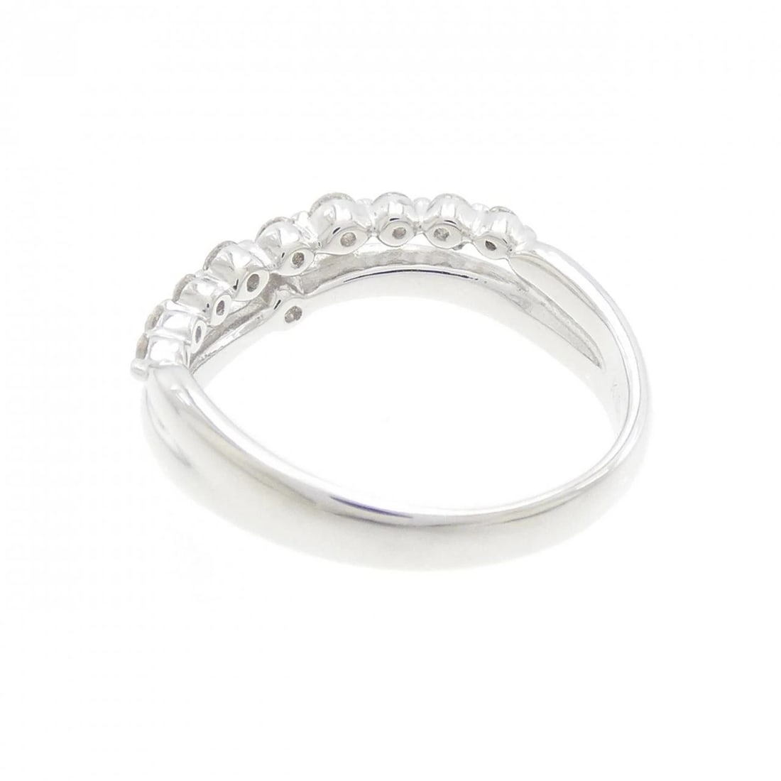 K18WG DIAMOND RING - 3