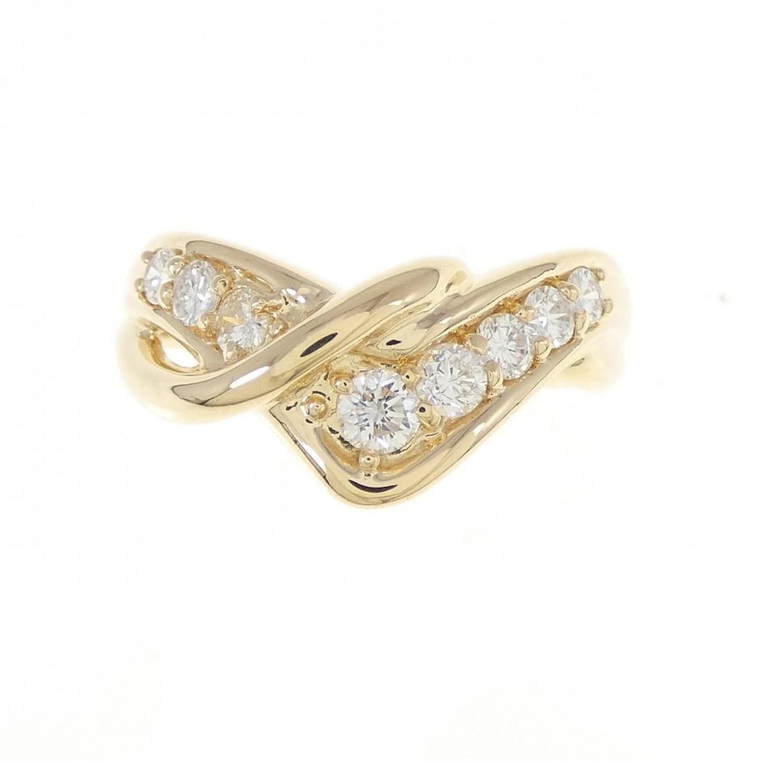 K18YG DIAMOND RING - 2