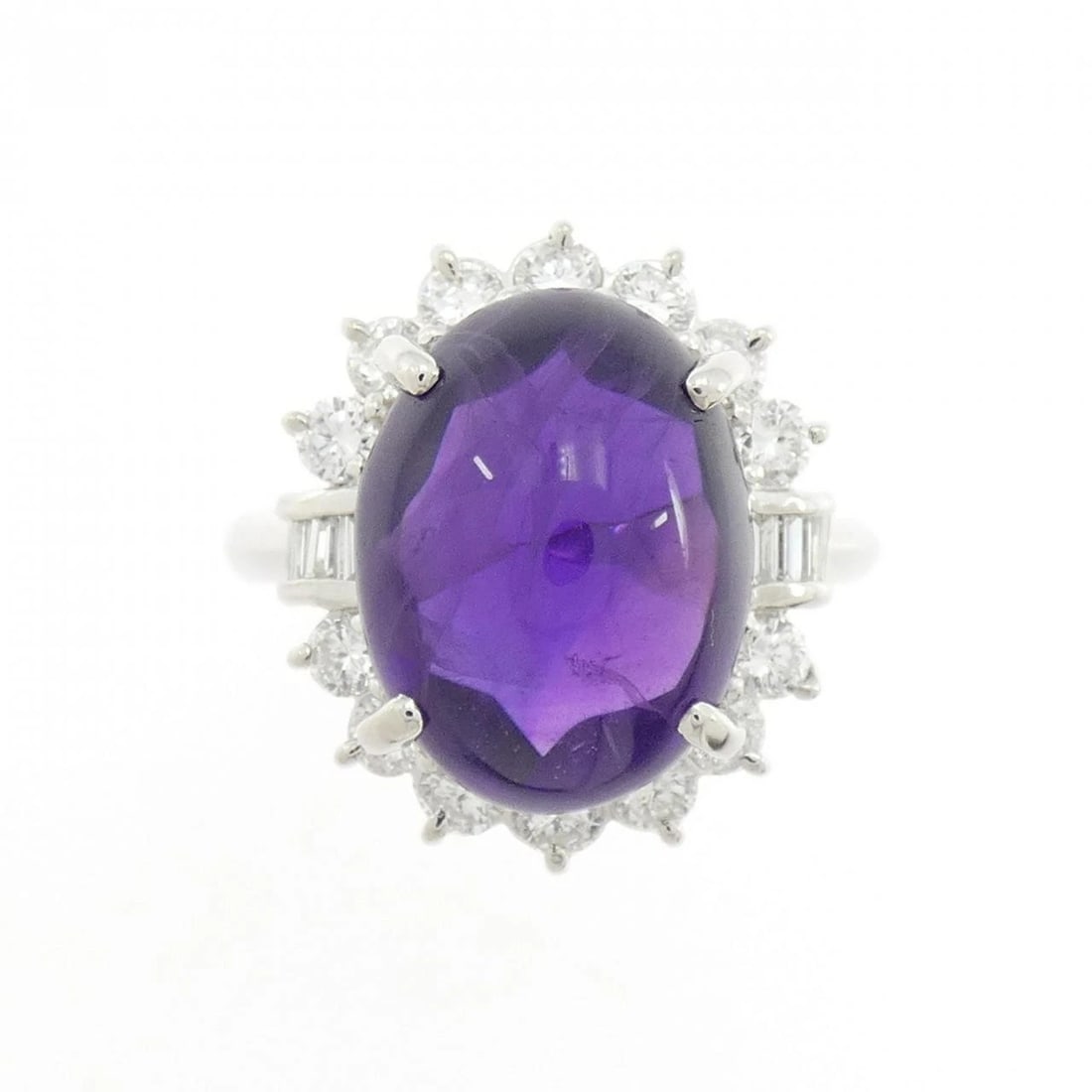 PT900 AMETHYST RING - 2