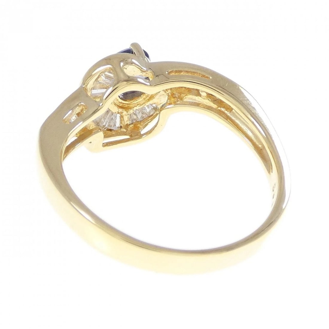 K18YG SAPPHIRE RING - 3