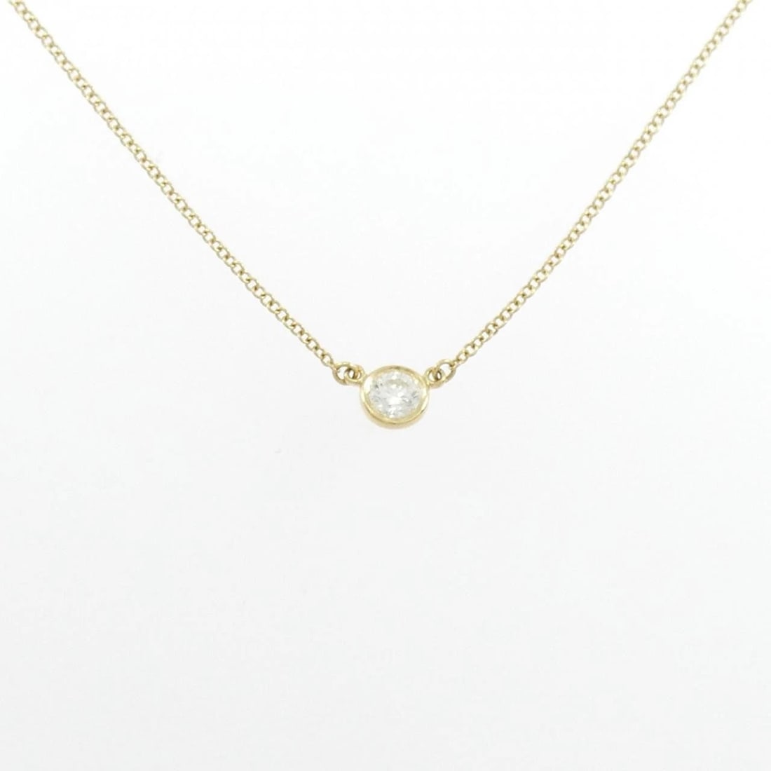 TIFFANY & CO. BY THE YARD NECKLACE: Tiffany & Co. By the Yard Necklace Brand: Tiffany Type: Necklace Material: 750 Yellow Gold, Main Stone/Creation Natural Color: yellow gold Size: 41cmActualSize Diameter: 5.0mm Chain Max. W: