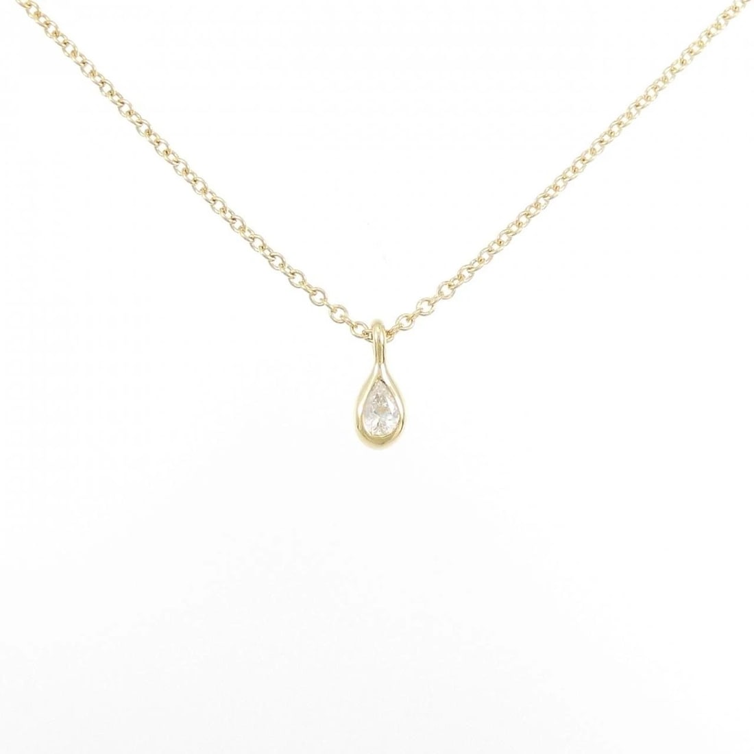 TIFFANY & CO. BY THE YARD NECKLACE: Tiffany & Co. By the Yard Necklace Brand: Tiffany Type: Necklace Material: 750 Yellow Gold, Main Stone/Creation Natural Color: yellow gold Size: 41cmPendant top H x W: 8.2mmx3.4mm Chain Max.