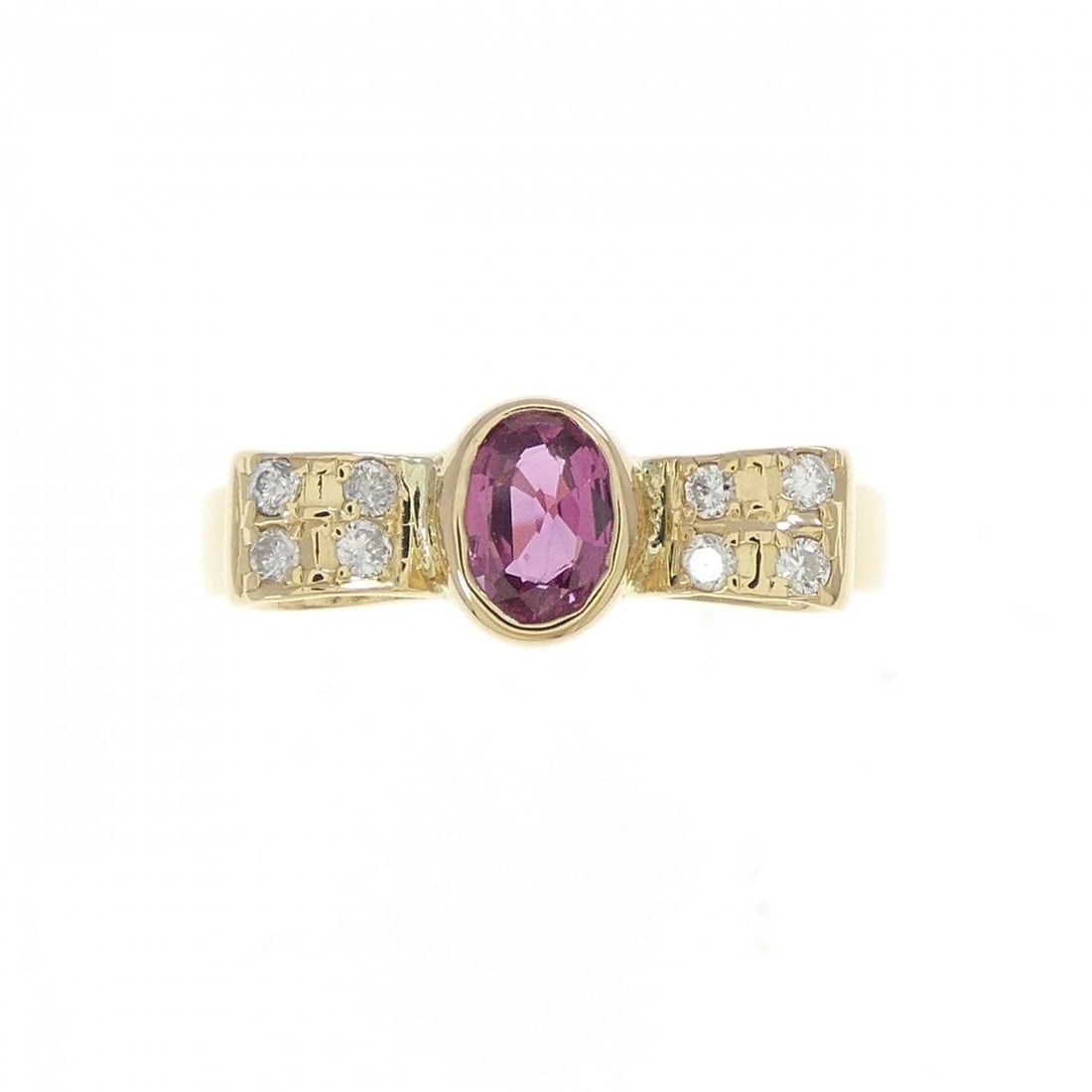 K18YG RIBBON RUBY RING - 2