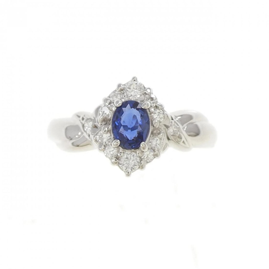 PT900 SAPPHIRE RING: PT900 Sapphire Ring Brand: Unbranded Type: Ring Material: Platinum 900 Platinum, Main Stone/Creation Sapphire Color: None Size: 5 US Accessories: None Accessories Notice: When purchasing