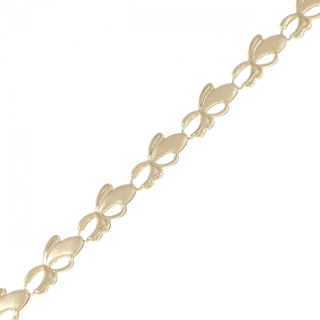 K18YG BRACELET: K18YG Bracelet Brand: Unbranded Type: Bracelet Material: K18 Yellow Gold, Color: YG Size: 18.5cmActualSize Max W: 5.8mm Accessories: None Accessories Notice: When purchasing pre-owned goods,