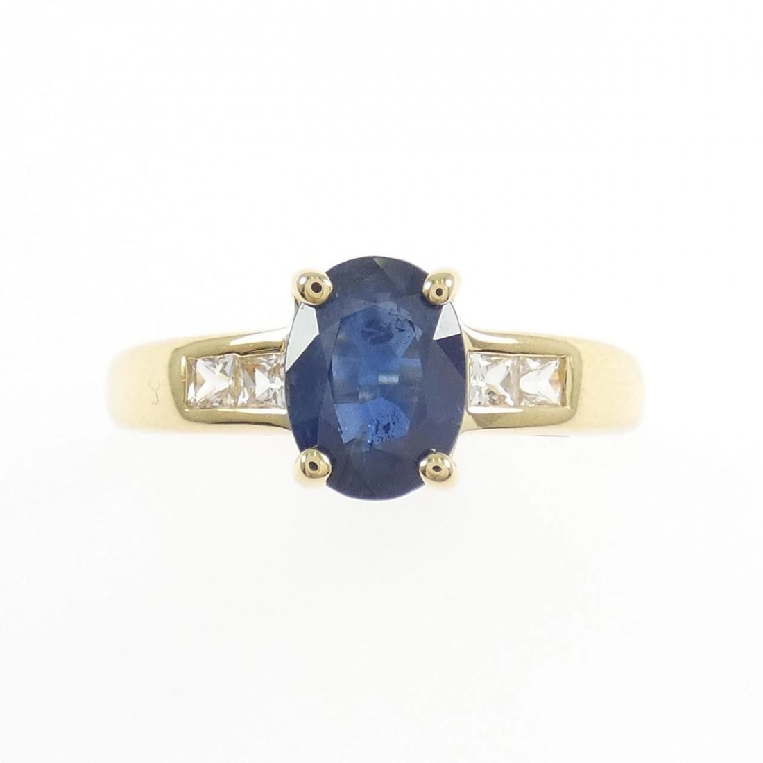 18KYG SAPPHIRE RING - 2