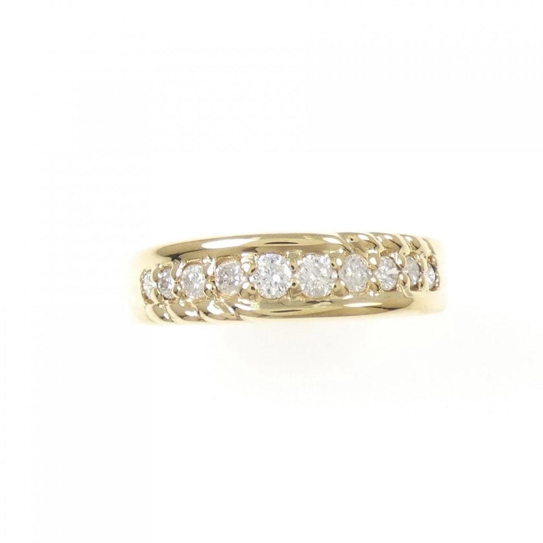 K18YG DIAMOND RING - 2